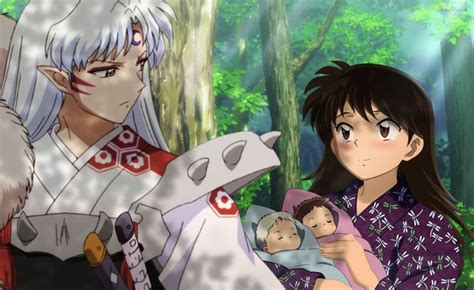 sesshomaru and rin|rin and sesshomaru twin daughter.